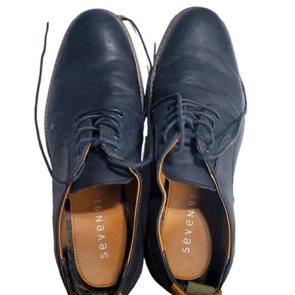 Seven 91 Men's Black Shoes - Size 8.5 - Picture 2 of 5